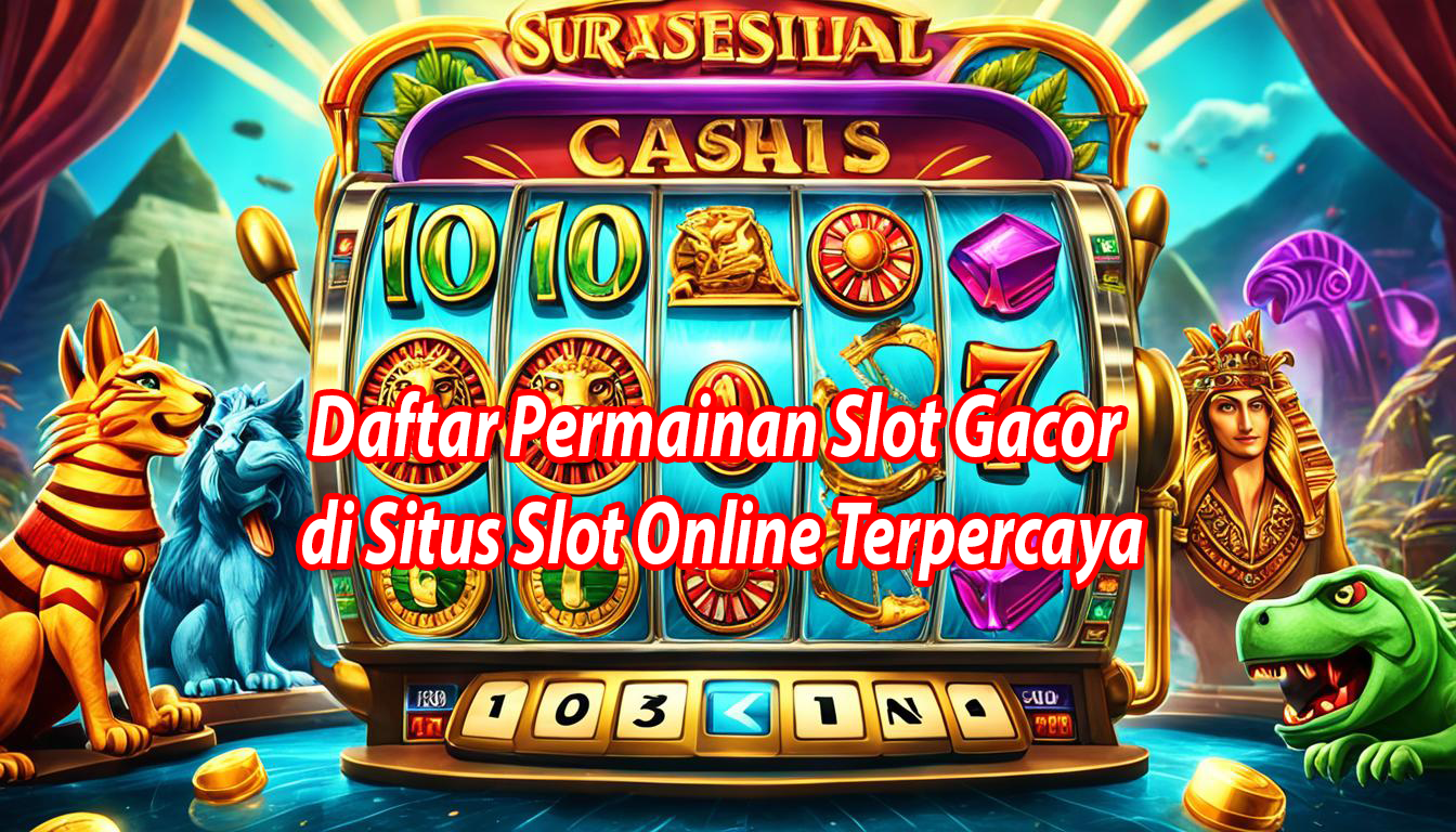 Daftar Permainan Slot Gacor di Situs Slot Online Terpercaya